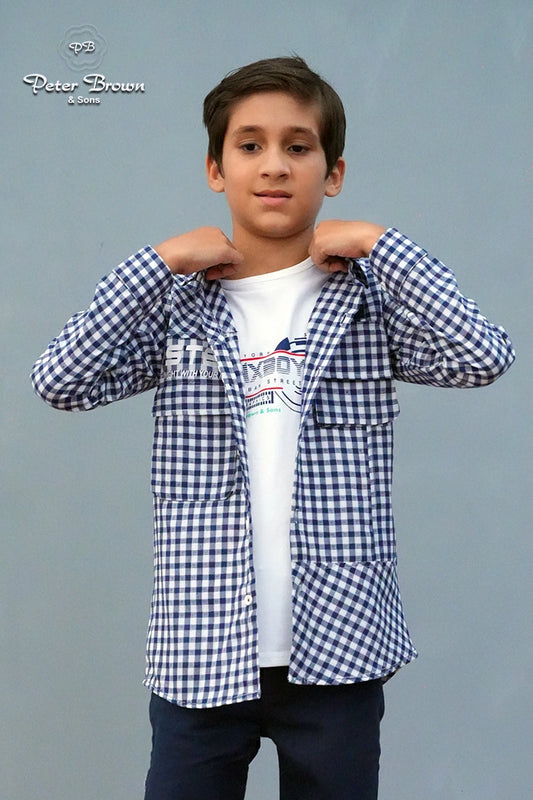 Posterd Print-Boys Shirt