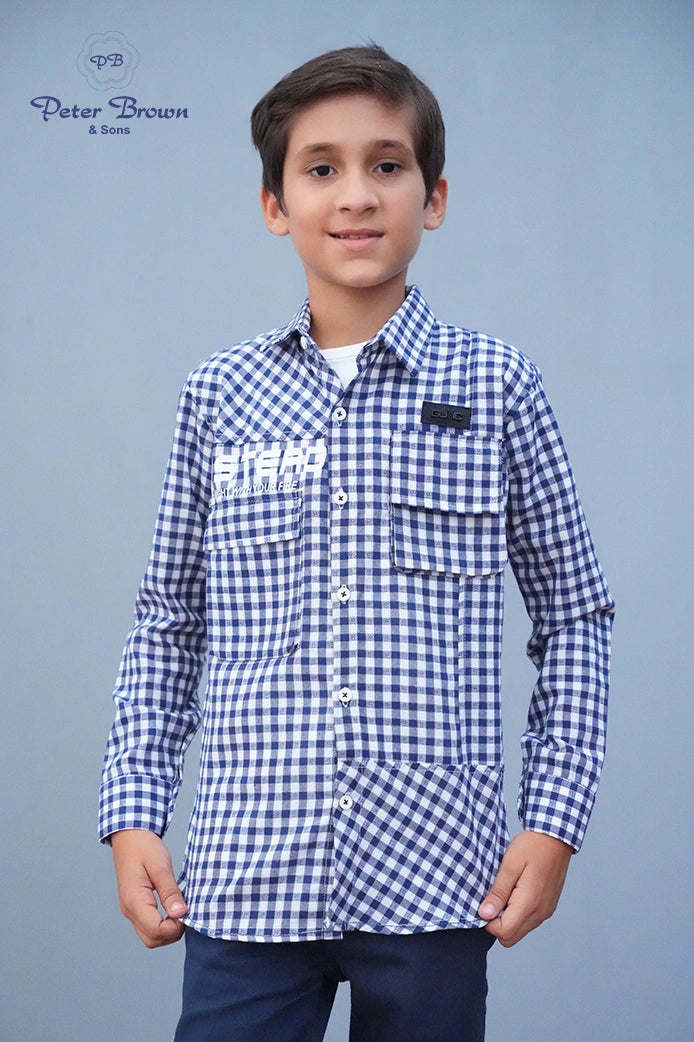 Posterd Print-Boys Shirt