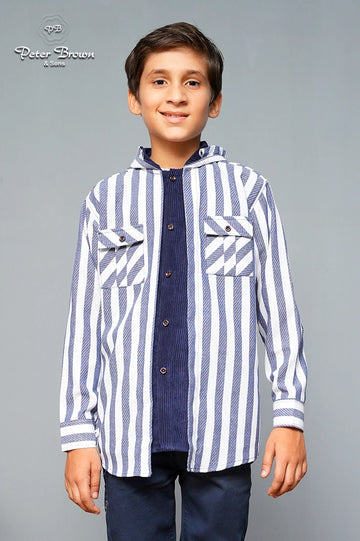 Strip Hoody-Boys Shirt